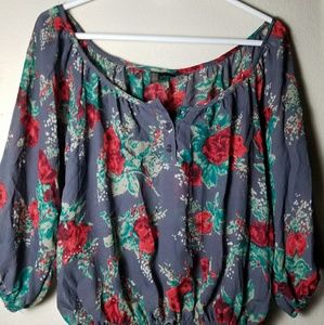 Full Tilt Floral Crop Top